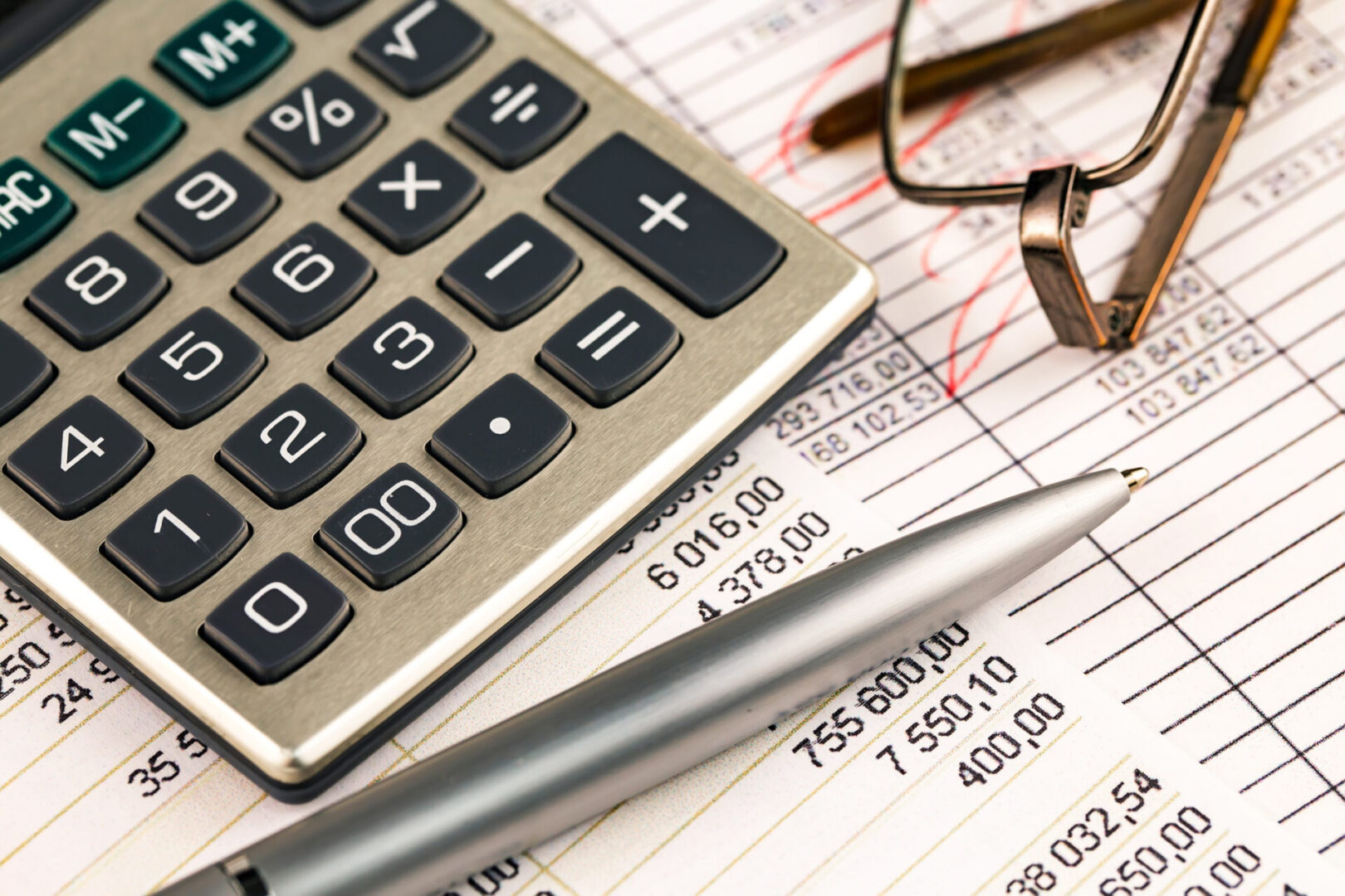 Accounting tools and paperwork